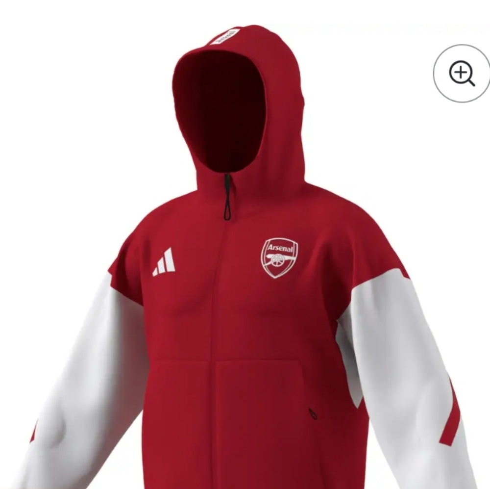 BNWT Arsenal FC x Adidas - Anthem Full Zip Hoodie Jacket